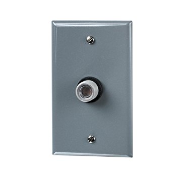 MULB 30855 BUTTON 120V PHOTO CONTROL W/ WALL PLATE AND