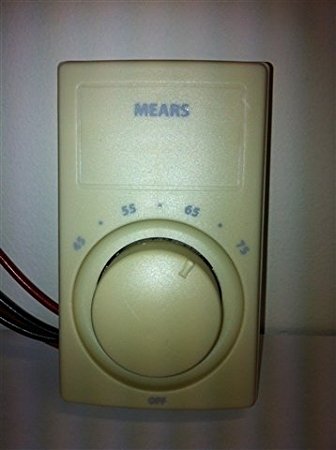MEARS M602 IVORY LINE VOLT
DOUBLE POLE THERMOSTAT 22A
WALL MOUNT 45-75oF