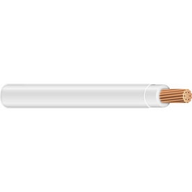 8 THHN STR WHITE SOLD PER  FOOT! 500FT REEL WIRE