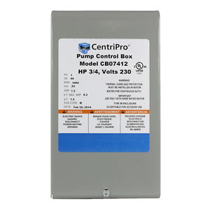 3/4HP CONTROL BOX FOR SUBMERSIBLES