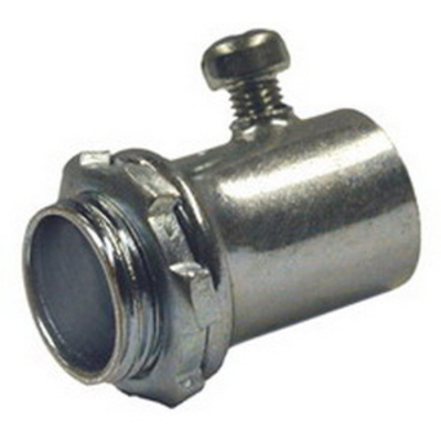 1/2" EMT STEEL CONNECTOR, SET SCREW 