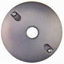4&quot; ROUND 1H WEATHERPROOF COVER 
(1) 1/2&quot; TAPPED HOLE 30367GREY