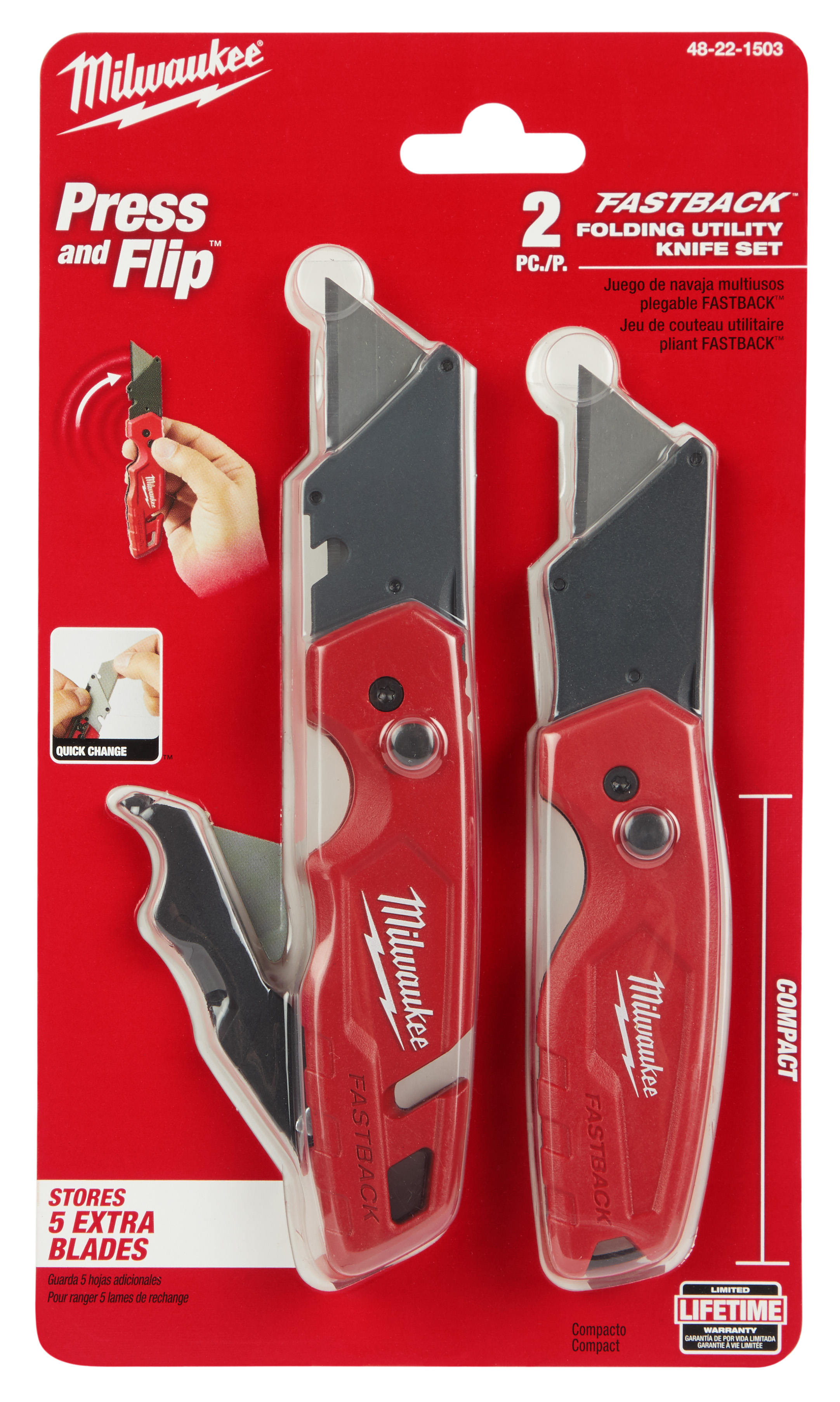 MILWAUKEE FLIP KNIFE COMBO  PACK