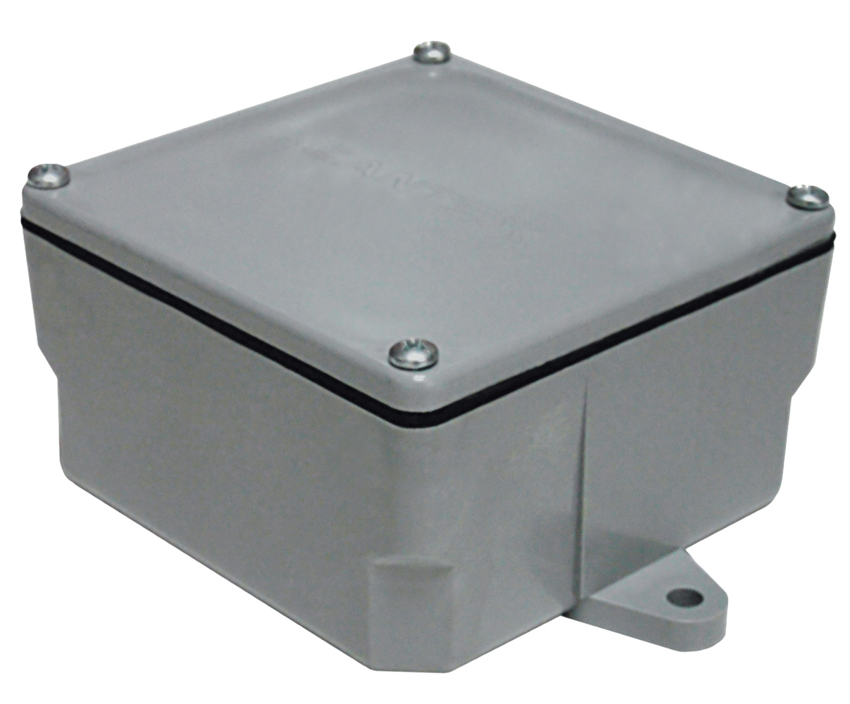 PVC 4X4X4 JUNCTION BOX W/CVR