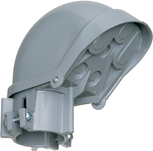 PVC105 2&quot;PVC CLAMP-ON ENTRANCE HEAD W/EMT ADAPTER