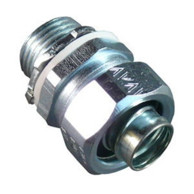 1&quot; STRAIGHT LIQUIDTIGHT MALE CONNECTOR STEEL (RT100S,473S)