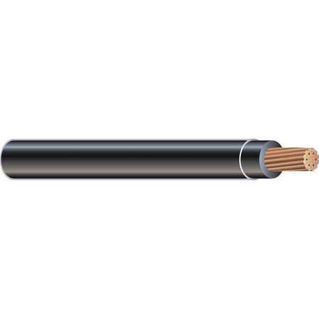 6 THHN STR BLACK SOLD PER  FOOT! 2500' REEL WIRE