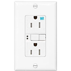 15A WHITE GFCI TAMPER/WEATHER  RESISTANT DUPLEX RECEPTACLE 