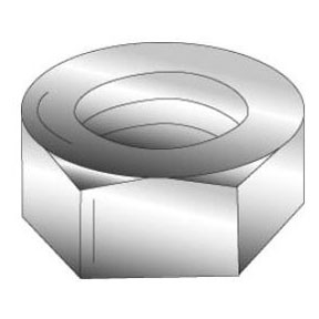 1/2-13 HEX NUT STEEL ZINC 40140J 100/JAR