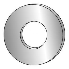 3/8 FLAT WASHERS STEEL ZINC 40335J