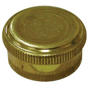 3/4 Brass Hose Cap w/Washer