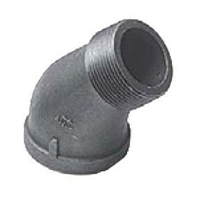 1/4" BLK MI ST 45 ELL