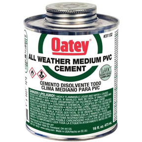 OATEY 31133 32OZ ALL WEATHER PVC CEMENT