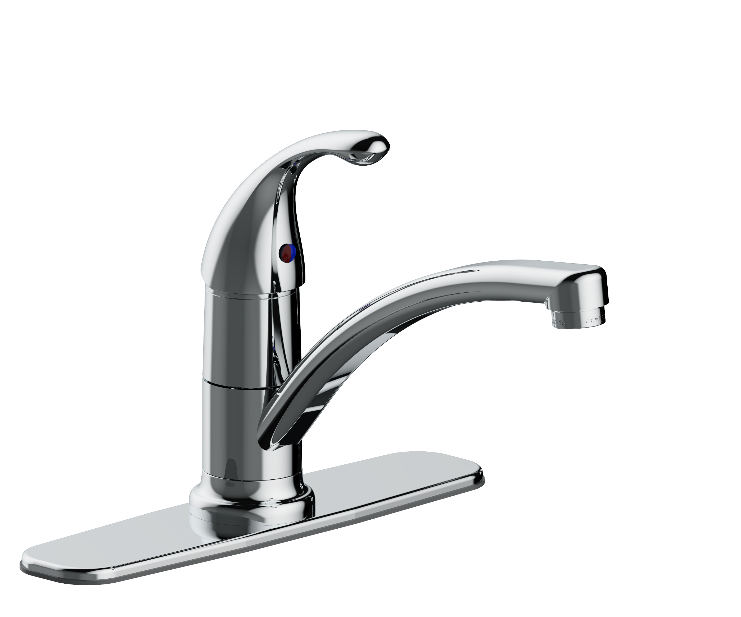 SINGLE HANDLE KITCHEN FAUCET, SINGLE HOLE OR THREE HOLE