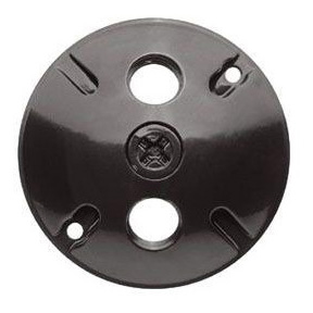 RAB C103A 4&quot; ROUND WP COVER 3
1/2&quot; HOLES BRONZE
