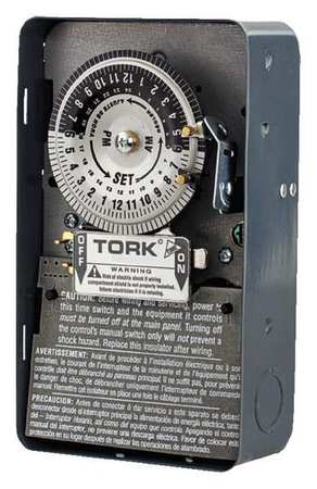 TORK 1104/1104B INDOOR 40A 208-277V DPST TIME CLOCK