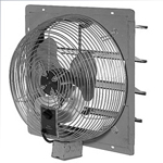 12&quot; DIRECT DRIVE FAN WALL
MOUNT W/SHUTTER 120V, 1.1
AMP, 15&quot;SQ FRAME
2000/1600/1150 CFM LPE12S