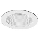 TOPAZ RT609WH/A 6&quot; SHOWER TRIM WHITE ALBALITE W/METAL
