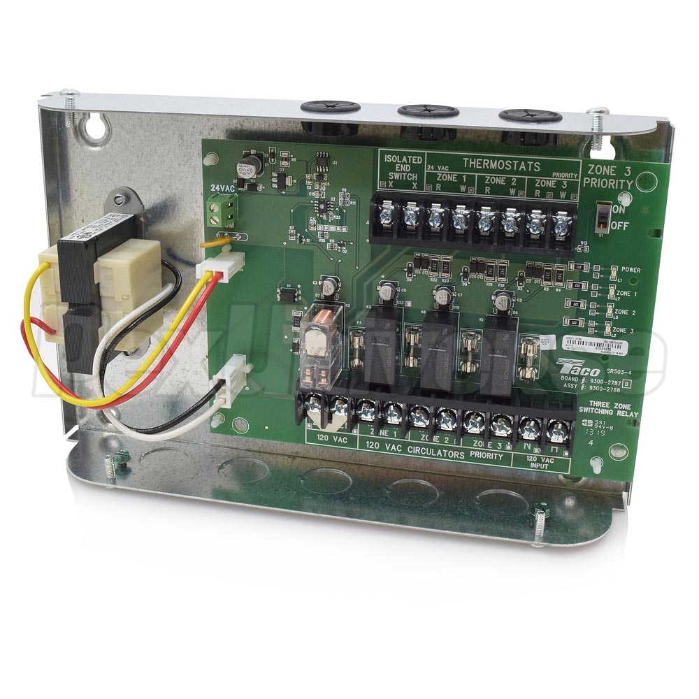 TACO SR503-4 3 ZONE CIRC RELAY WITH PRIORITY